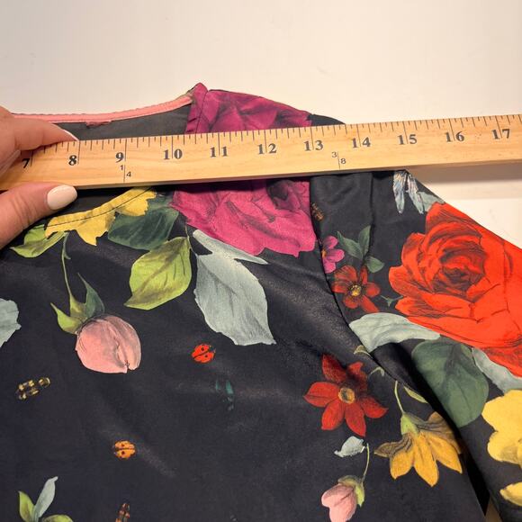 Ted Baker London Just For you Women's Floral Mini Shift Dress Medium - Picture 6 of 8